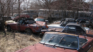Illustration for article titled Forgotten stash of project cars goes up for auction